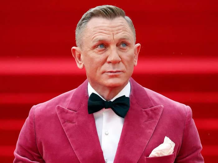 Daniel Craig celebrated being cast as James Bond by mixing himself martinis, which he drank alone