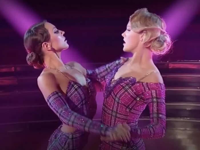 Watch JoJo Siwa and Jenna Johnson dance a sleek tango to 'Baby One More Time' on 'Dancing With the Stars' for Britney Night