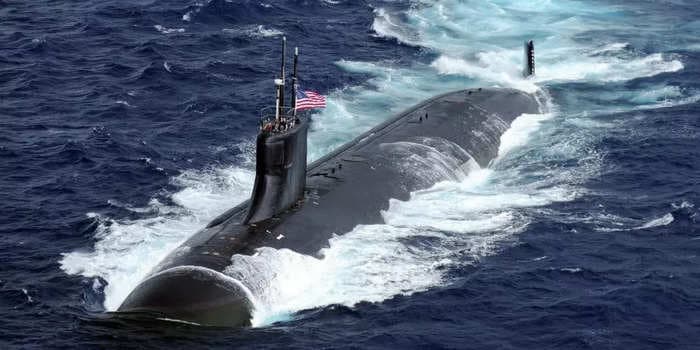 A US Navy nuclear-powered attack submarine was damaged after striking an object in an underwater collision