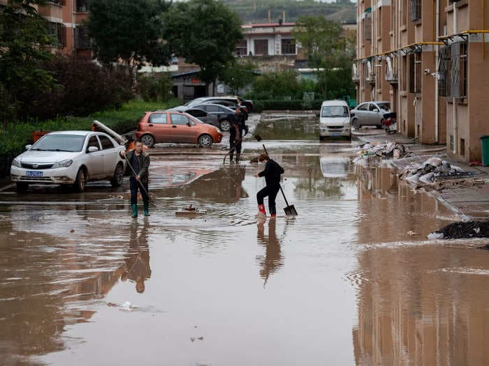 China's biggest coal-producing region was hit by floods at the worst possible time, as the country's energy supplies are already strained