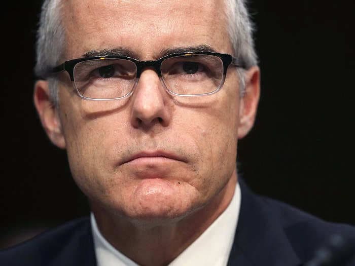 Andrew McCabe, the former FBI official who was fired under Trump just hours before his retirement, won back his pension in a settlement with the DOJ