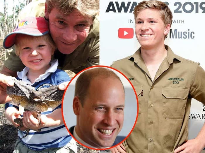 Prince William told Robert Irwin that his dad would be 'very proud' of him