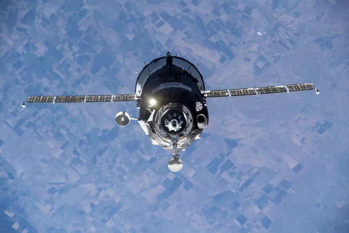 A Russian spacecraft pushed the space station out of position and sent astronauts into emergency mode - again