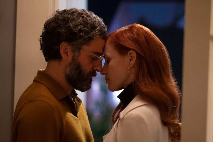 Jessica Chastain agreed to 'Scenes From a Marriage' nude scenes on the condition that Oscar Isaac 'show the same' as her