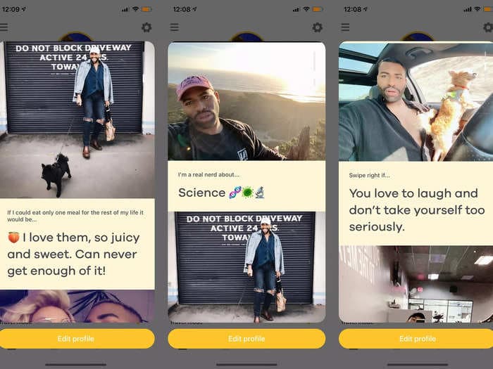 A dating coach reviewed a 31-year-old's Hinge profile and said the photo with his tongue out is fun, but it may not reflect what he wants in a relationship