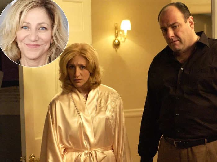 Edie Falco says acting with James Gandolfini on 'The Sopranos' was like 'two kids playing in the sandbox'