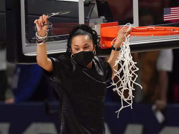 Dawn Staley credited Megan Rapinoe and the US women's soccer team's equal pay fight for helping her get a historic payday