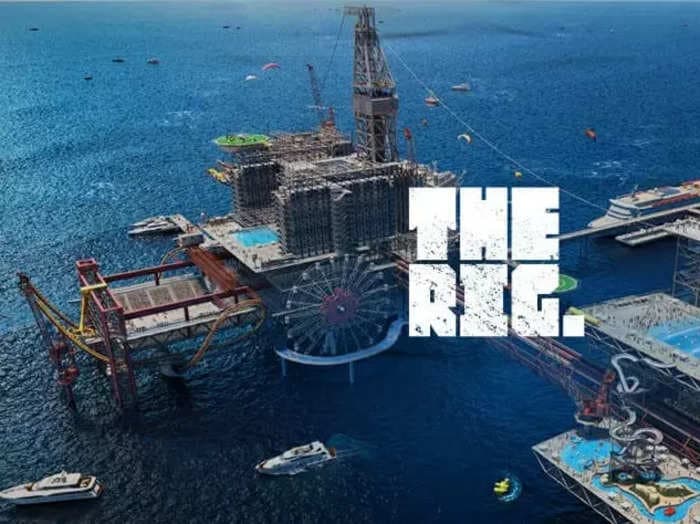 Saudi Arabia plans to convert an offshore oil rig into a luxury extreme sports amusement park