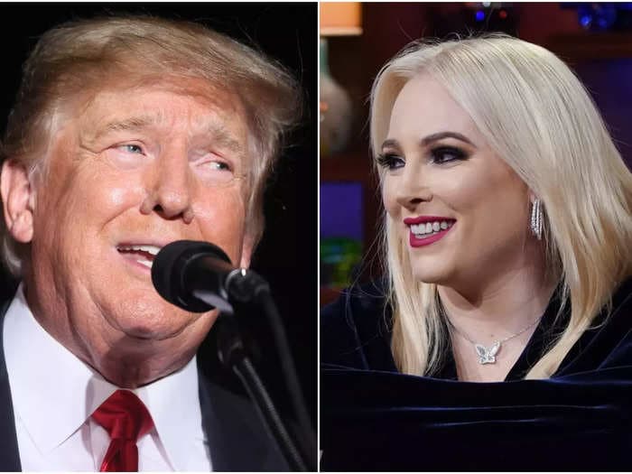 Donald Trump attacks 'lowlife' Meghan McCain after she recalled a 'weird' midnight phone call from him and described Ivanka as a 'funeral crasher'