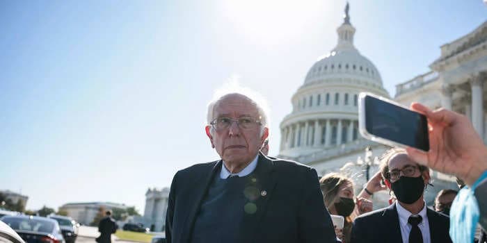 Sen. Bernie Sanders says 'the very fabric of American democracy is in danger' if progressive priorities are left out of Biden's social-spending bill