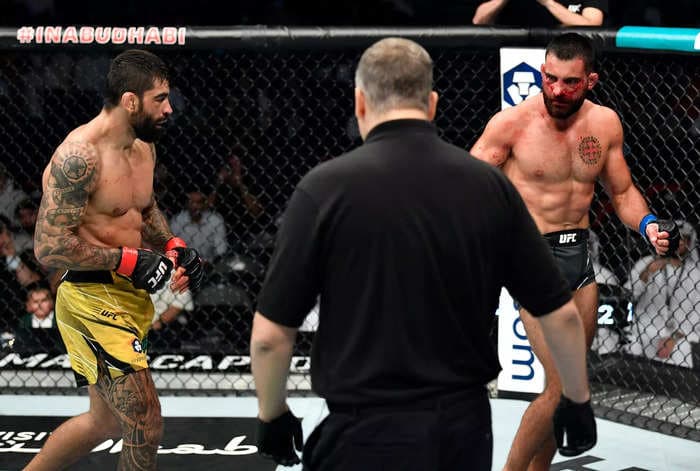 An MMA referee was banished from the rest of the UFC 267 event because of a highly questionable performance