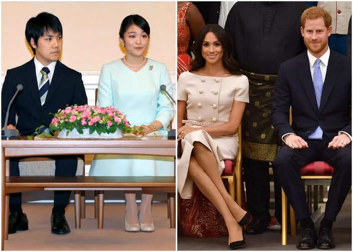 Like Prince Harry and Meghan Markle, Japan's Princess Mako left the royal world - but she and her husband plan to lead a totally different life