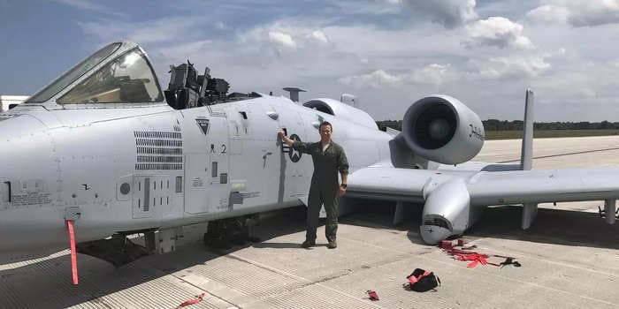 The A-10 Warthog a pilot won an award for crash landing has been put back together after 3 years in the shop