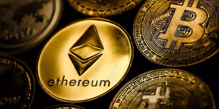 Ether hits fresh record high and bitcoin surges, sending total crypto market cap to $3 trillion for the first time