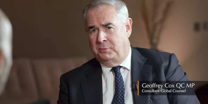 Video shows how former attorney general Geoffrey Cox makes £400k a year cashing in on his government experience