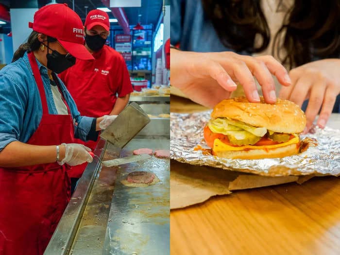 I went behind the scenes at Five Guys to see how its cult-favorite burgers are made