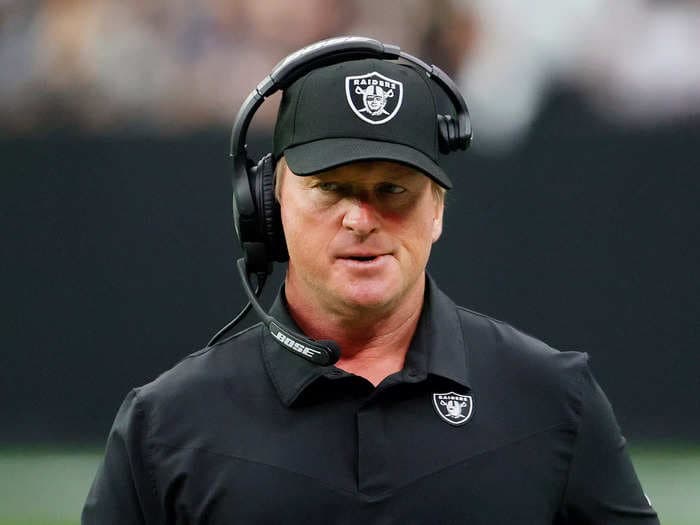 Jon Gruden is suing the NFL and the case could reveal who leaked the racist and homophobic emails that forced him to resign