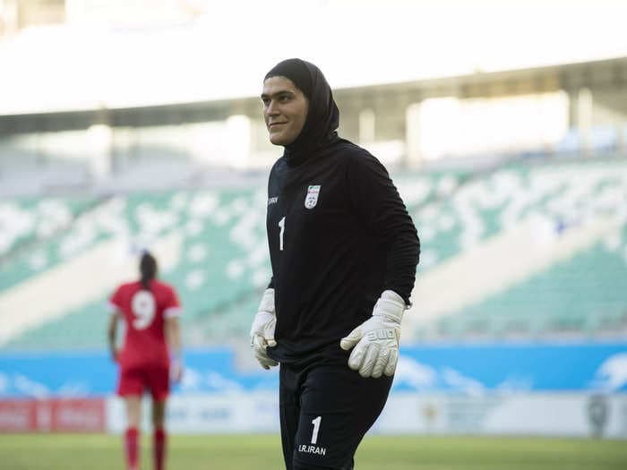 An international women's soccer team has demanded a gender test for an Iranian goalkeeper whose heroics cost them a match