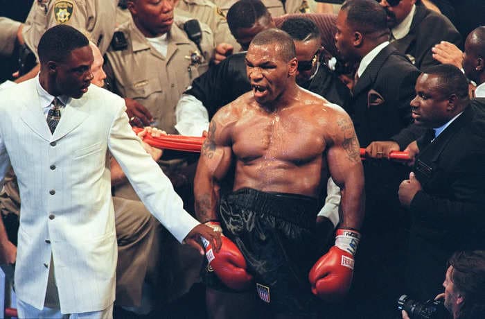 Mike Tyson needed pre-fight locker room sex because he was concerned he'd kill his opponents, friend claims