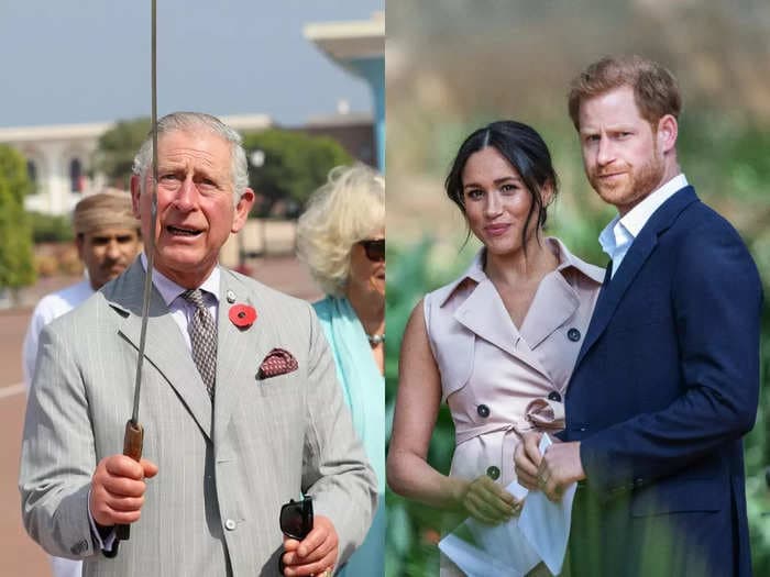 Prince Charles' 2016 Oman tour was 'overshadowed' by Prince Harry's 'unprecedented' defense of Meghan Markle, British journalists say