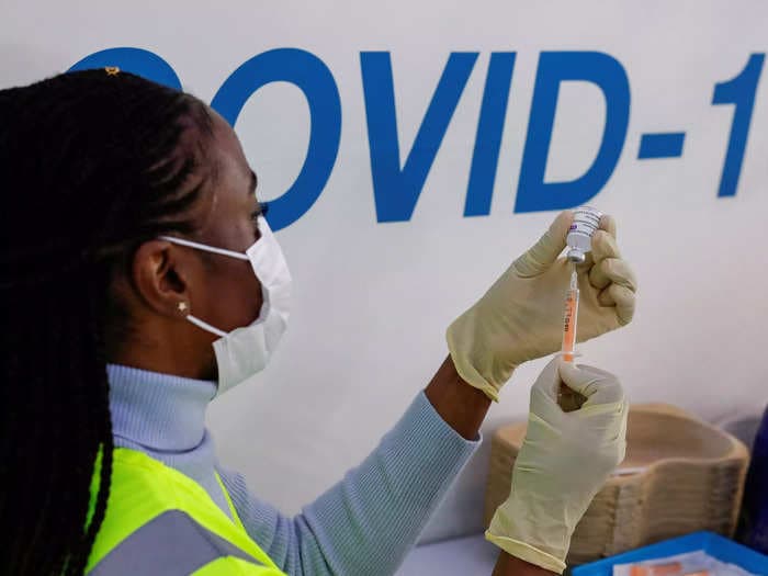 The number of UK job ads mandating a COVID-19 vaccine jumped 189% in 3 months on jobs board Adzuna. The 'taboo' around mandates is 'breaking,' its CEO said.