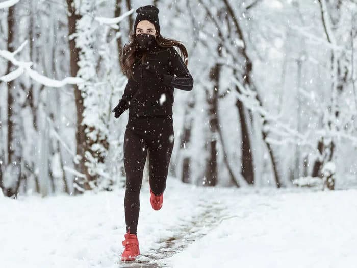 30 minutes of intense exercise in the cold can cause lung strain and wheezing, according to an expert