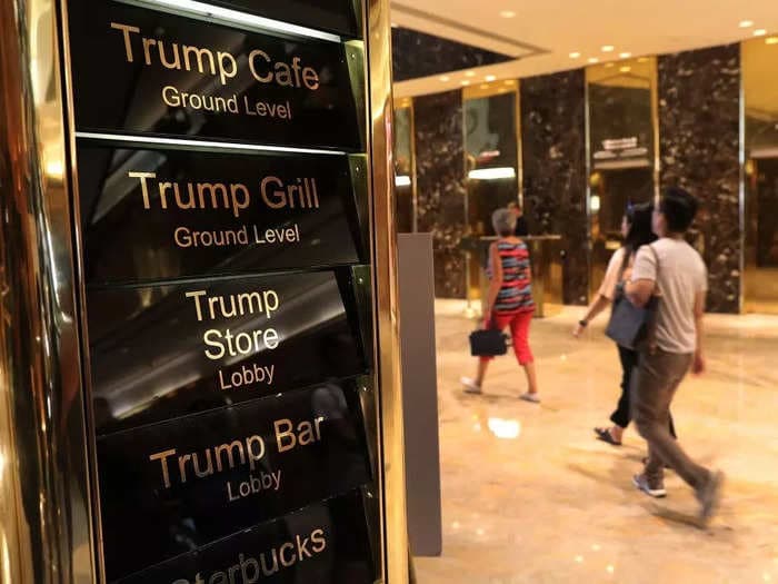 Trump Tower's new bar has cocktails themed around the Trump presidency, including a $45 whiskey special served with a Diet Coke and beef sliders