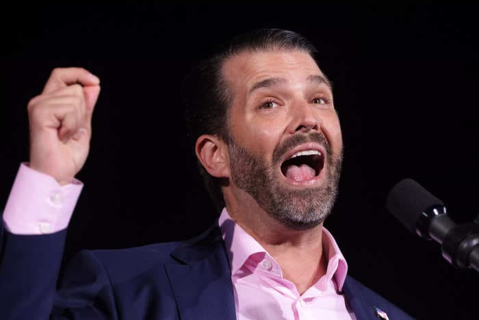 Donald Trump Jr. praises European 'riots' over COVID-19 restrictions and claims Americans sit back 'like sheep'