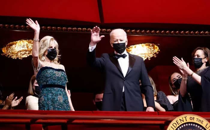 David Letterman said it's 'very nice to see the presidential box once again being occupied' with Biden's return to Kennedy Center Honors