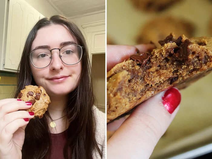 I made Martha Stewart's 5-ingredient chocolate-chip cookies and the easy recipe blew me away