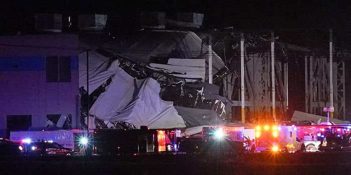 At least 6 are dead and more are missing in 'mass casualty incident' at Illinois Amazon warehouse roof collapse caused by severe weather
