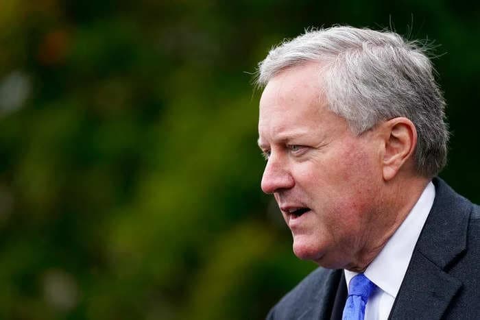 Mark Meadows said he was 'surprised' he didn't crack his phone's screen when he angrily dialed a Fox News editor on election night after the network projected Biden would win Arizona: book