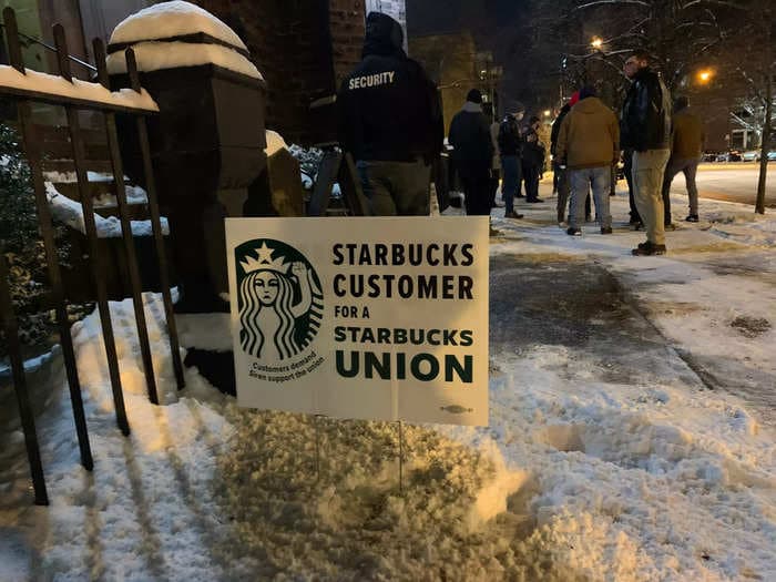 Barista at the first Starbucks to unionize says new customers are pouring in and tipping more