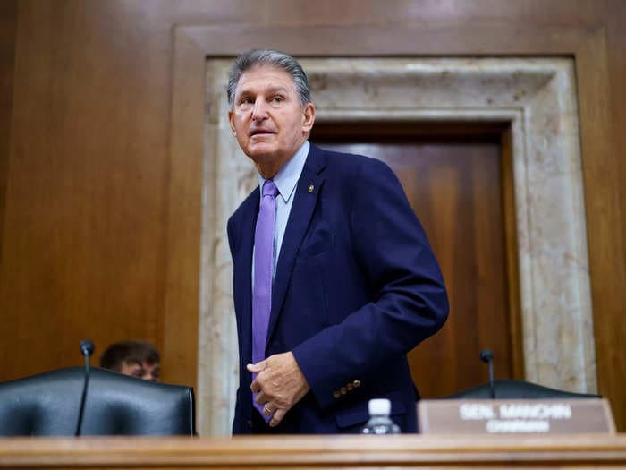 Sen. Joe Manchin says he won't back $2 trillion social spending bill, dooming huge part of Biden's agenda: 'I can't vote for it'