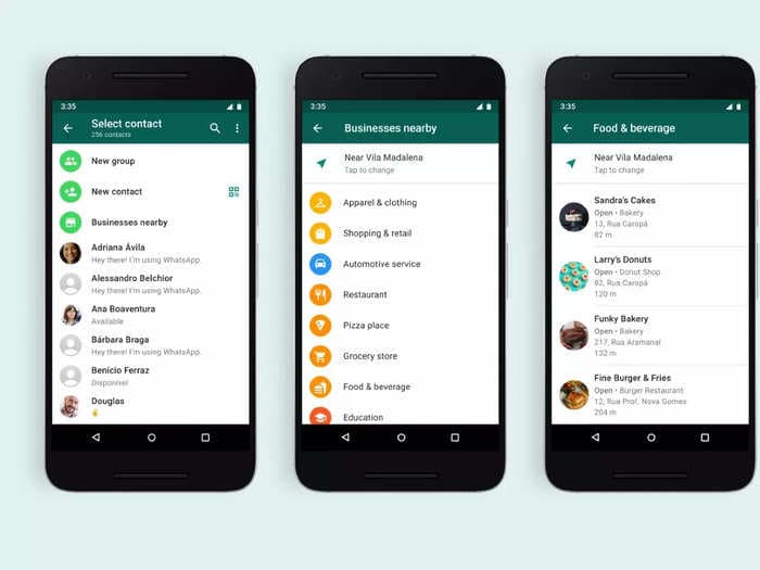 WhatsApp’s Businesses Nearby feature will allow users to search for local stores, groceries, restaurant and more on the app