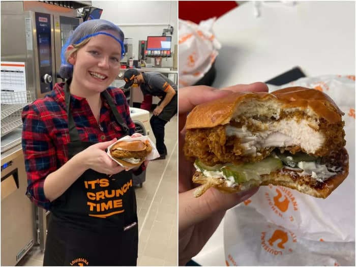 I went behind the scenes at the first Popeyes in the UK, and learned how to make the chicken sandwich that broke the internet