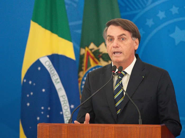 Brazilian president Jair Bolsonaro hospitalized with an intestinal problem