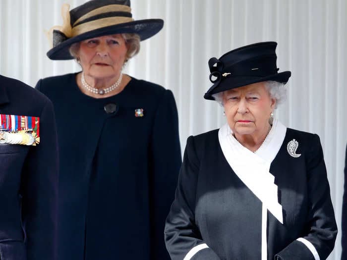 The Queen's lady-in-waiting and close friend has reportedly died at the age of 90