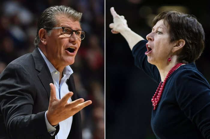Geno Auriemma snapped back at Muffet McGraw after she accused UConn of benefitting from ESPN bias