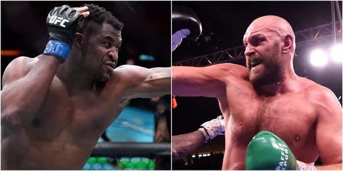 Tyson Fury and UFC's most thunderous puncher are exchanging blows on Twitter, hyping a landmark crossover bout