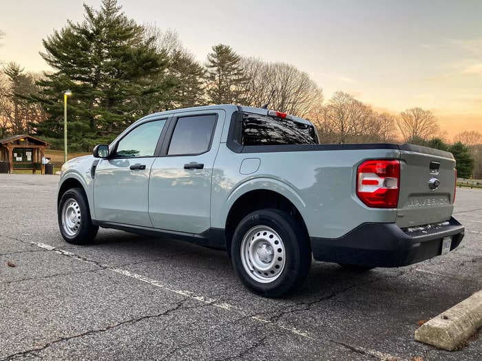 Tour the $20,000 Ford Maverick's small but extremely versatile truck bed