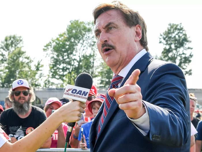 Mike Lindell's latest hire for his Frank Speech broadcast channel is a former Newsmax host who once claimed vaccines contain satanic trackers