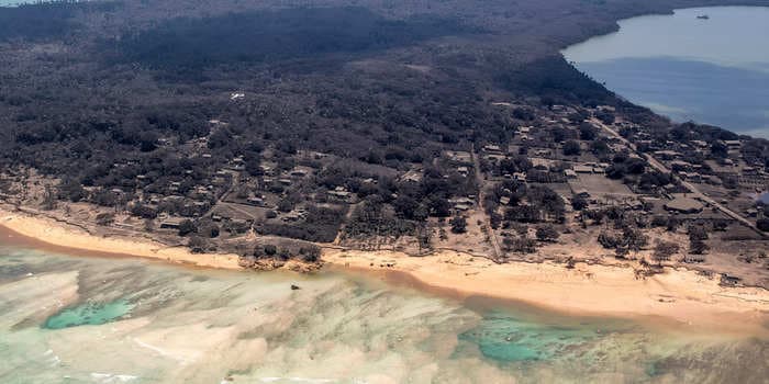 The Tonga tsunami destroyed all the houses on one of its islands, government says