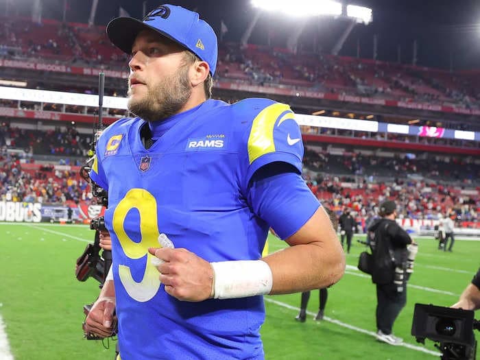 Matthew Stafford saved the Rams from a disastrous loss by making a throw he had dreamed of his whole career