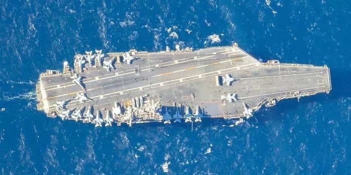 NATO takes command of US carrier strike group as allies send more jets and warships to deter Russia's threat against Ukraine