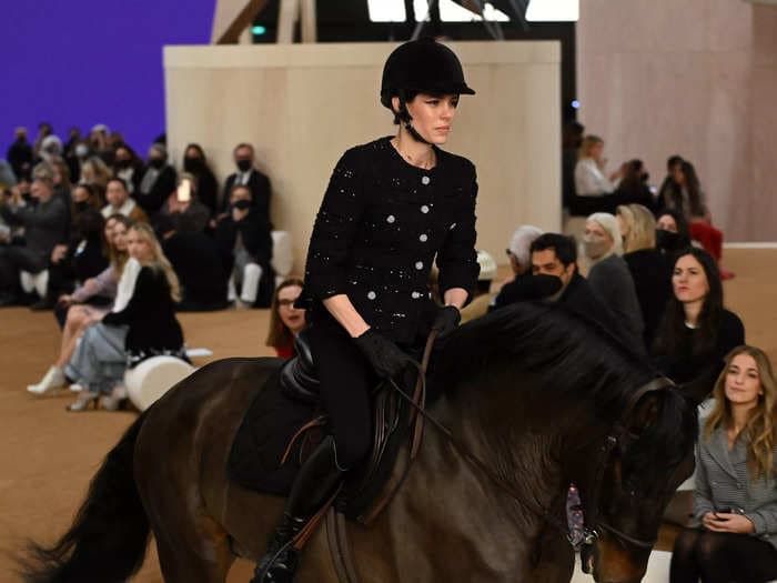 Chanel's fashion show with Grace Kelly's granddaughter riding a horse down the runway could have 'ended in disaster,' PETA says