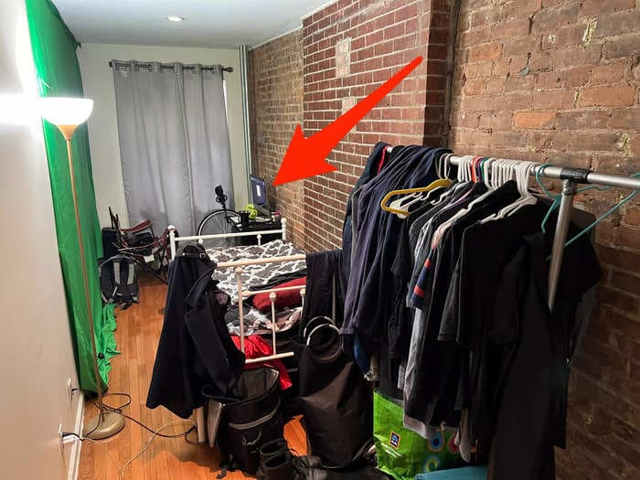 A man who lives in one of New York City's smallest apartments shares 3 tips for living in a tiny space