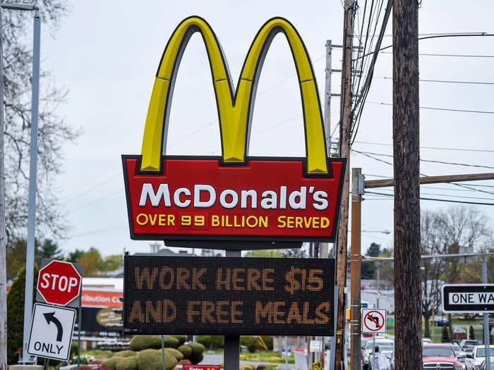 McDonald's expanded its workforce in 2021, offering better wages and benefits to beat the labor shortage