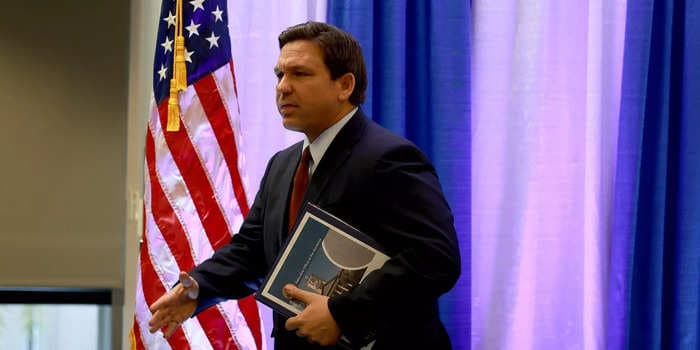 Ron DeSantis said his political opponents were trying to 'smear' him by asking him to condemn neo-Nazi demonstrators