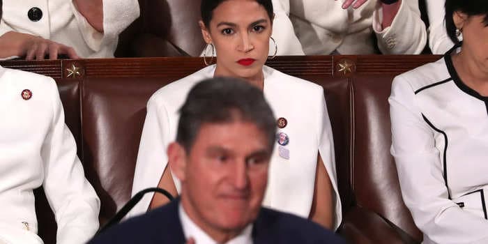 Alexandria Ocasio-Cortez broke a Twitter hiatus after 20 hours to slam Joe Manchin for killing Biden's spending plan